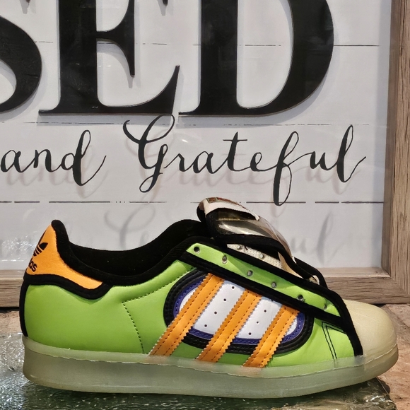 Adidas The Simpsons x Superstar 'Squishee' Mens Sz 4 | Wmns 5 #H05789 - Picture 1 of 10